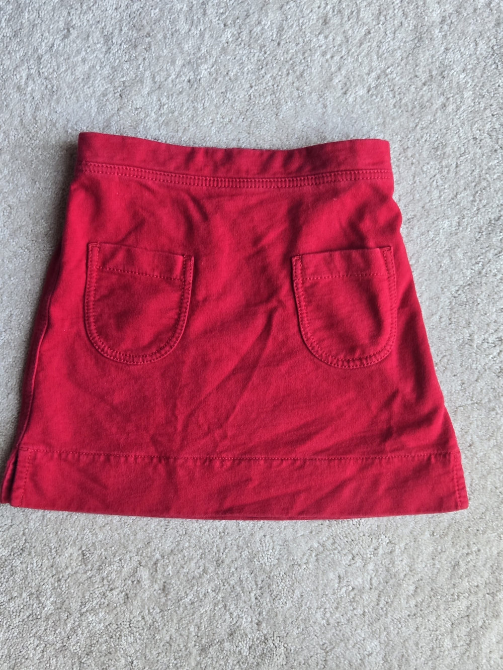 Tea Collection Red Pocket Skirt for Girls
